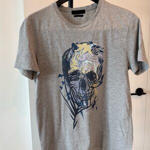 Alexander McQueen Graphic Gray T-Shirt
